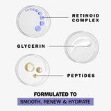 Olay Retinol Night Routine Skincare Set: Melting Facial Cleanser 12 Count + Night Super Serum 14 mL + Retinol Face Moisturizer 50 mL, Total 3 Pieces Gift Set