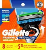 Gillette ProGlide Power Men's Razor Blade Refill Catridges, 8 Count
