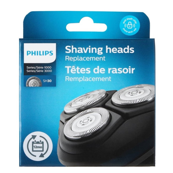 Philips Replacement Shaving Heads SH30 For series 1000-3000 (count 3)