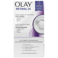 Olay Regenerist Retinol 24 & Peptide Night Moisturizer Carton, 2 x 50 mL